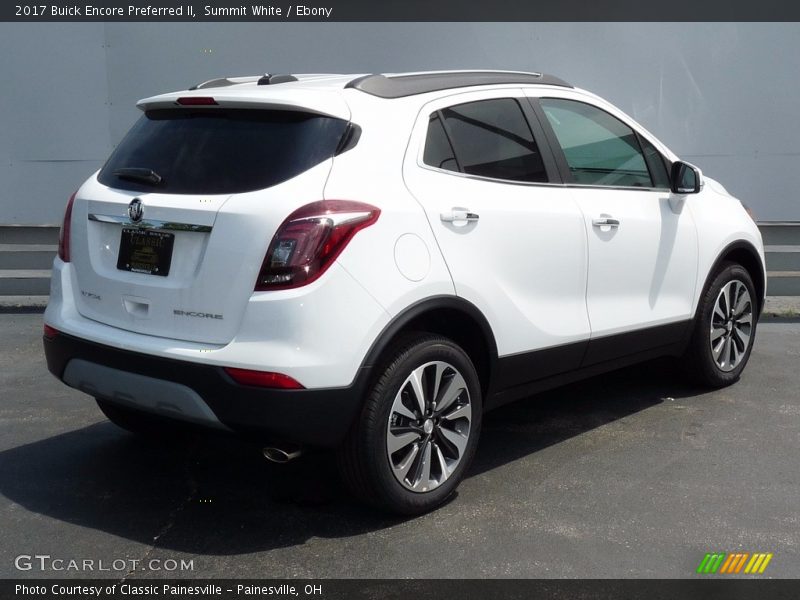 Summit White / Ebony 2017 Buick Encore Preferred II