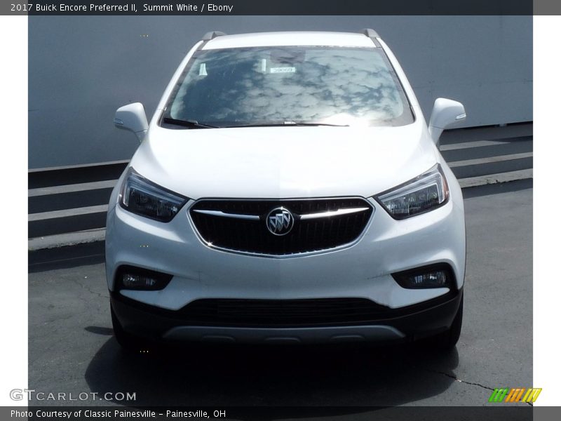 Summit White / Ebony 2017 Buick Encore Preferred II