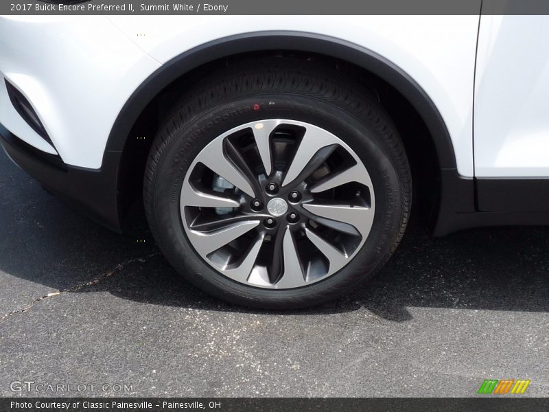 Summit White / Ebony 2017 Buick Encore Preferred II