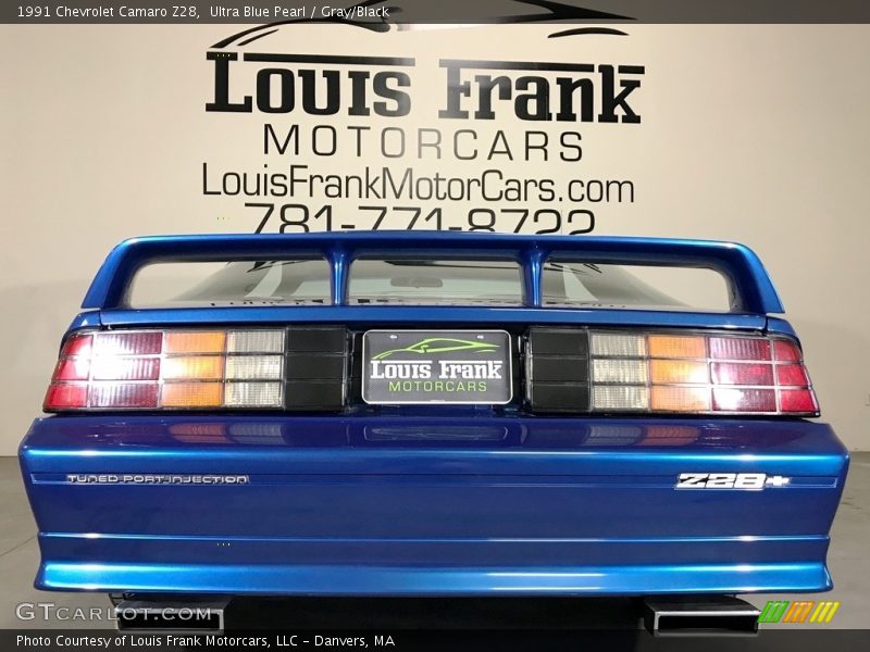 Ultra Blue Pearl / Gray/Black 1991 Chevrolet Camaro Z28