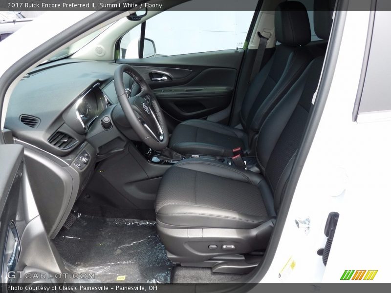 Summit White / Ebony 2017 Buick Encore Preferred II
