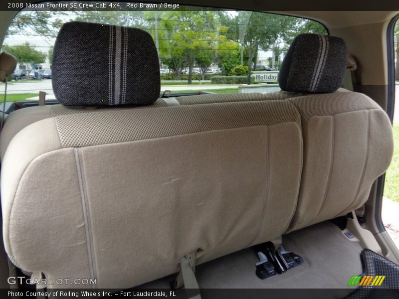 Red Brawn / Beige 2008 Nissan Frontier SE Crew Cab 4x4