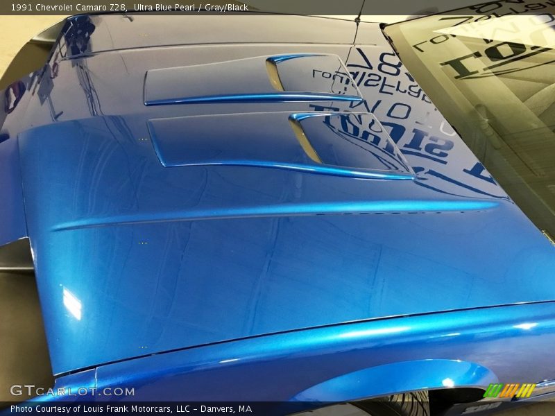 Ultra Blue Pearl / Gray/Black 1991 Chevrolet Camaro Z28