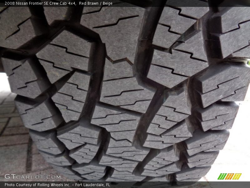 Red Brawn / Beige 2008 Nissan Frontier SE Crew Cab 4x4