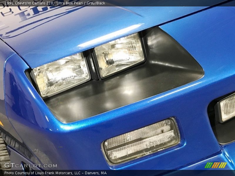 Ultra Blue Pearl / Gray/Black 1991 Chevrolet Camaro Z28