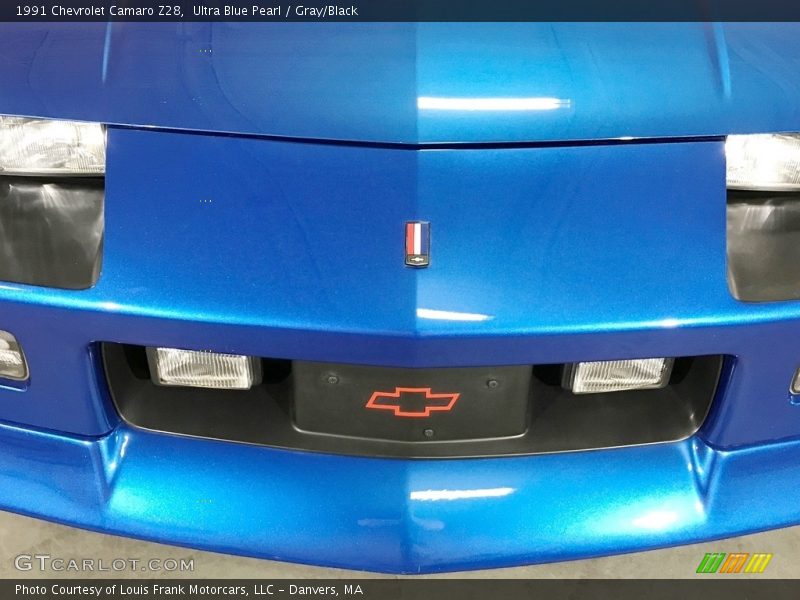 Ultra Blue Pearl / Gray/Black 1991 Chevrolet Camaro Z28