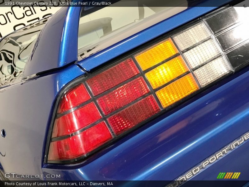 Ultra Blue Pearl / Gray/Black 1991 Chevrolet Camaro Z28