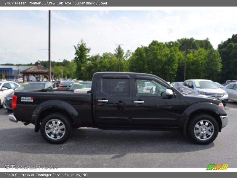 Super Black / Steel 2007 Nissan Frontier SE Crew Cab 4x4