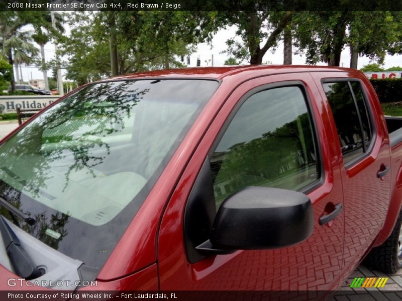 Red Brawn / Beige 2008 Nissan Frontier SE Crew Cab 4x4