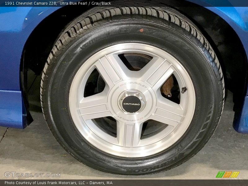 Ultra Blue Pearl / Gray/Black 1991 Chevrolet Camaro Z28