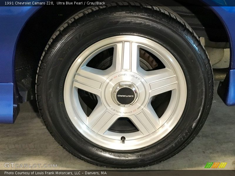Ultra Blue Pearl / Gray/Black 1991 Chevrolet Camaro Z28