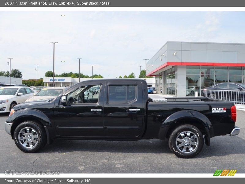 Super Black / Steel 2007 Nissan Frontier SE Crew Cab 4x4