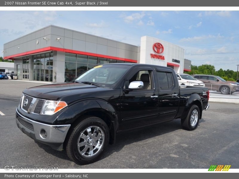 Super Black / Steel 2007 Nissan Frontier SE Crew Cab 4x4