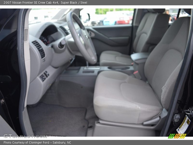 Super Black / Steel 2007 Nissan Frontier SE Crew Cab 4x4