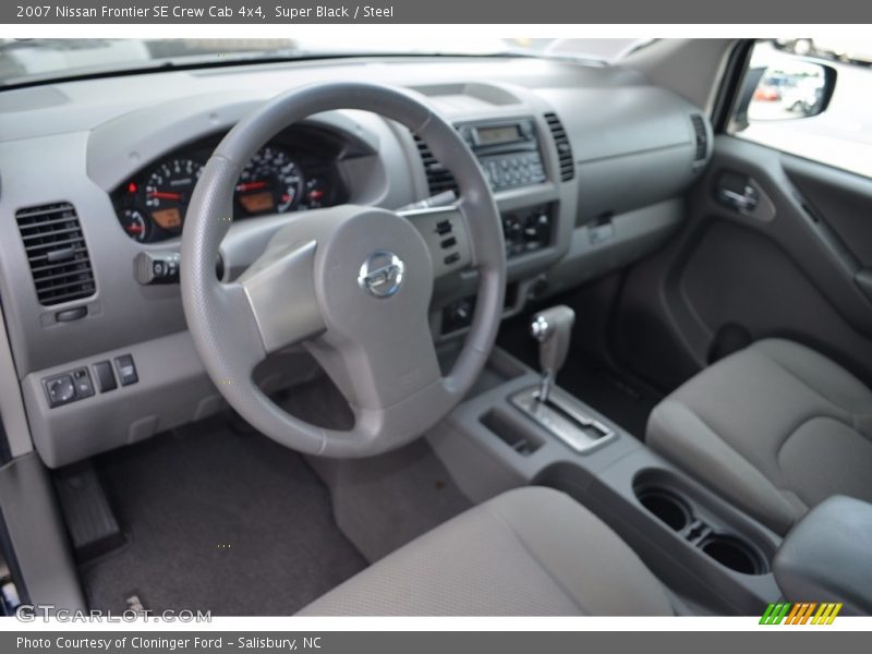 Super Black / Steel 2007 Nissan Frontier SE Crew Cab 4x4