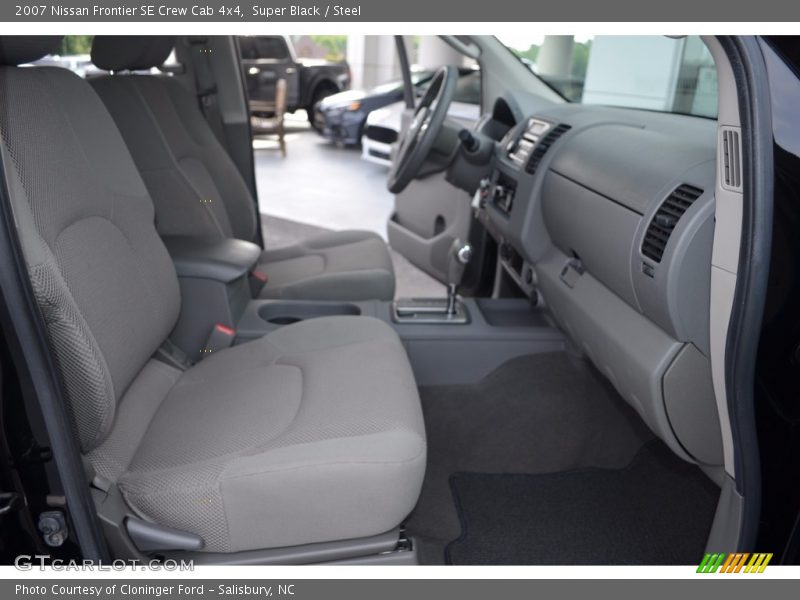 Super Black / Steel 2007 Nissan Frontier SE Crew Cab 4x4