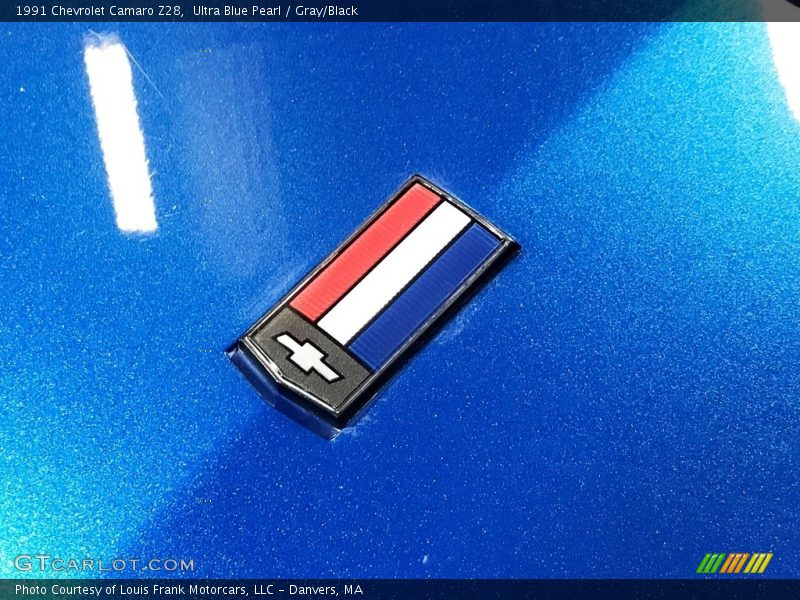 Ultra Blue Pearl / Gray/Black 1991 Chevrolet Camaro Z28