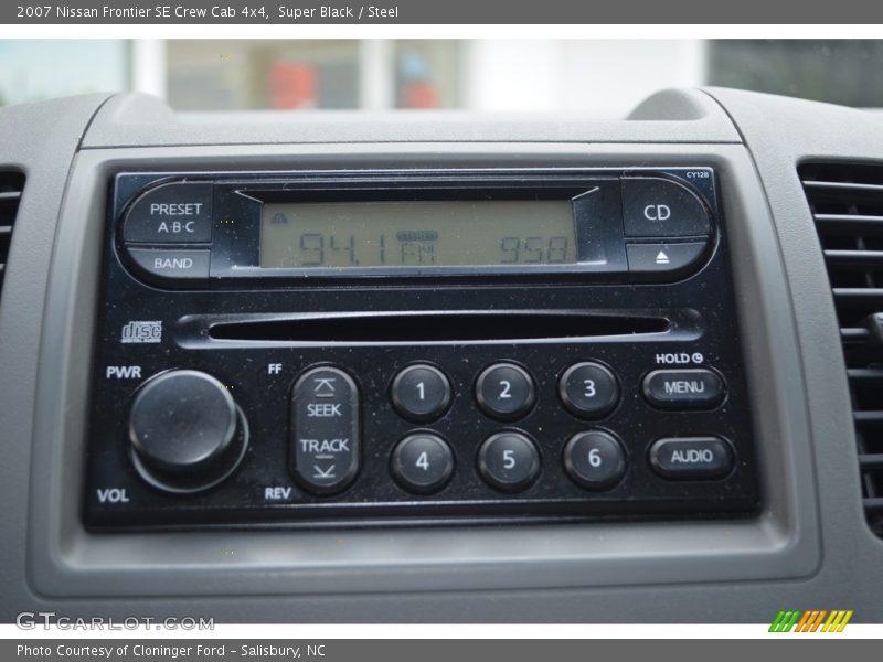 Super Black / Steel 2007 Nissan Frontier SE Crew Cab 4x4