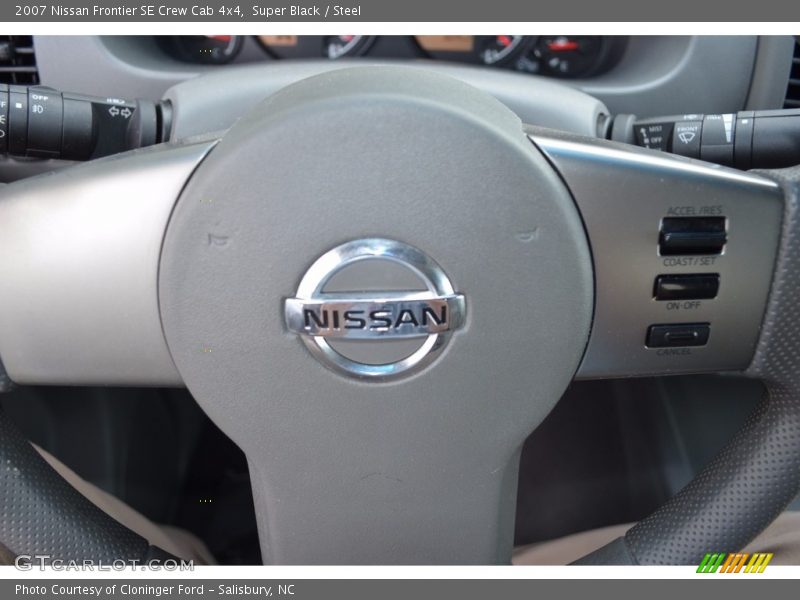Super Black / Steel 2007 Nissan Frontier SE Crew Cab 4x4