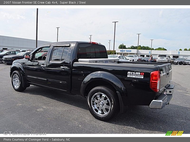 Super Black / Steel 2007 Nissan Frontier SE Crew Cab 4x4