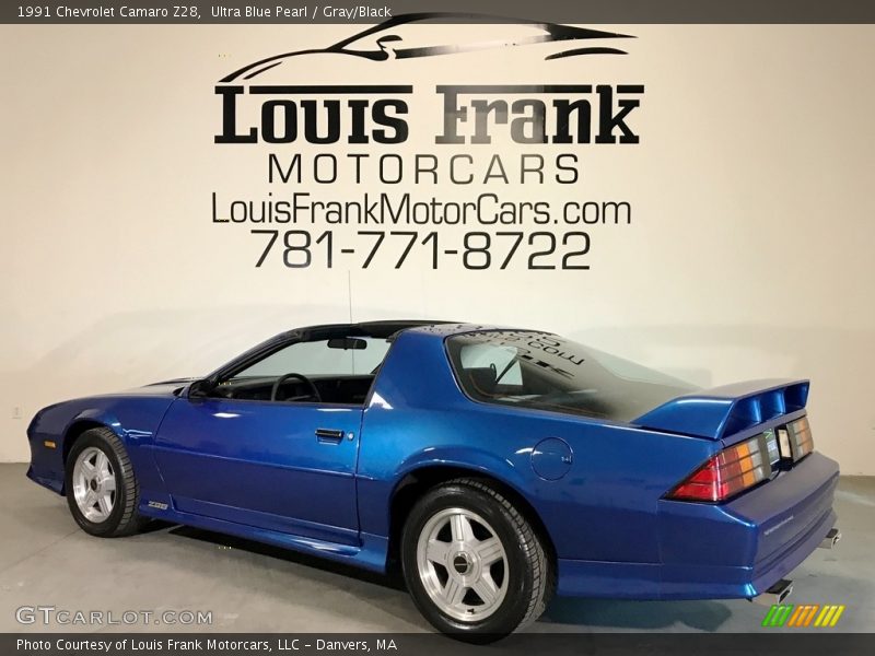 Ultra Blue Pearl / Gray/Black 1991 Chevrolet Camaro Z28