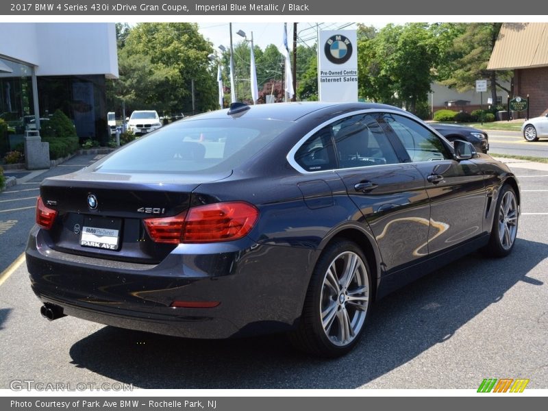 Imperial Blue Metallic / Black 2017 BMW 4 Series 430i xDrive Gran Coupe