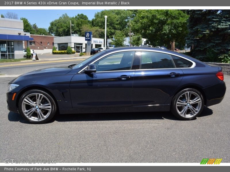 Imperial Blue Metallic / Black 2017 BMW 4 Series 430i xDrive Gran Coupe