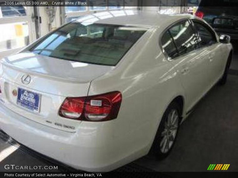 Crystal White / Black 2006 Lexus GS 300 AWD