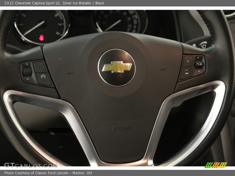 Silver Ice Metallic / Black 2012 Chevrolet Captiva Sport LS