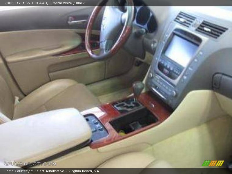 Crystal White / Black 2006 Lexus GS 300 AWD