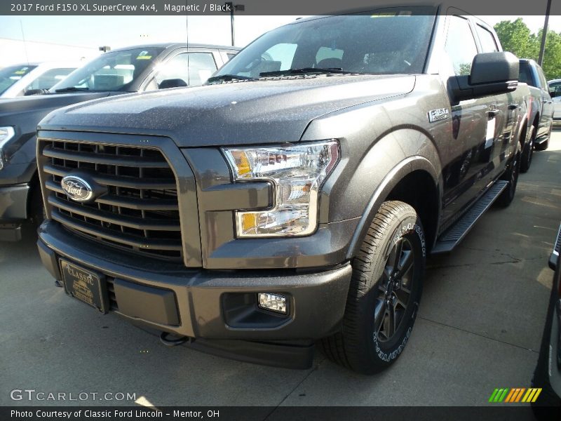 Magnetic / Black 2017 Ford F150 XL SuperCrew 4x4
