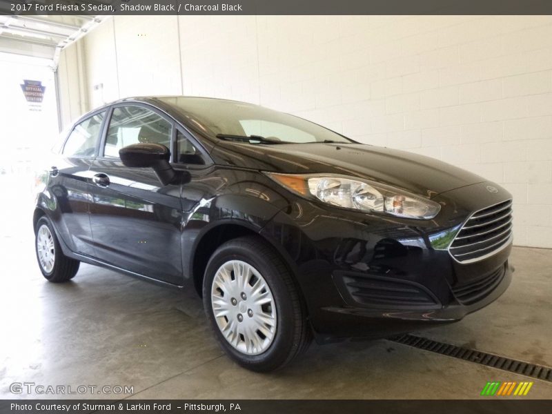 Shadow Black / Charcoal Black 2017 Ford Fiesta S Sedan