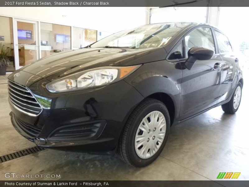 Shadow Black / Charcoal Black 2017 Ford Fiesta S Sedan
