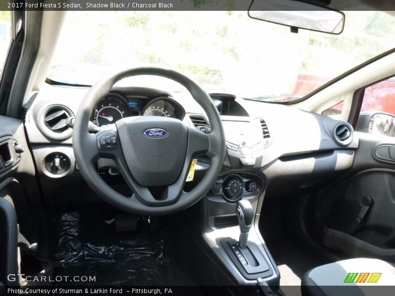 Shadow Black / Charcoal Black 2017 Ford Fiesta S Sedan