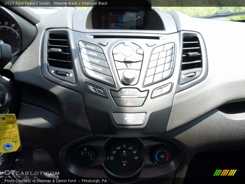 Shadow Black / Charcoal Black 2017 Ford Fiesta S Sedan