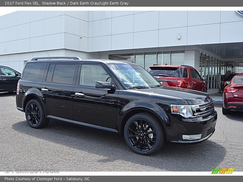 Shadow Black / Dark Earth Gray/Light Earth Gray 2017 Ford Flex SEL