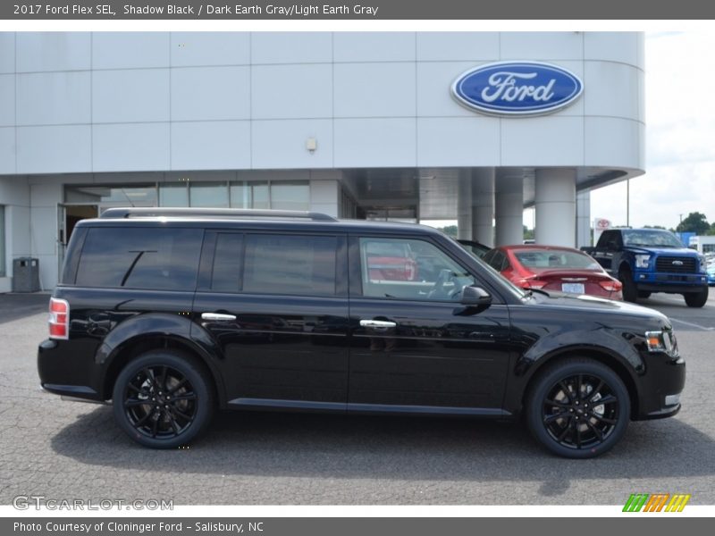 Shadow Black / Dark Earth Gray/Light Earth Gray 2017 Ford Flex SEL