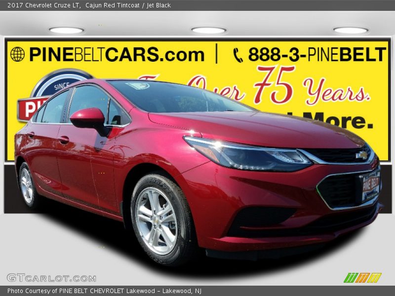 Cajun Red Tintcoat / Jet Black 2017 Chevrolet Cruze LT