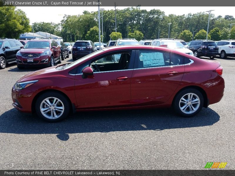 Cajun Red Tintcoat / Jet Black 2017 Chevrolet Cruze LT
