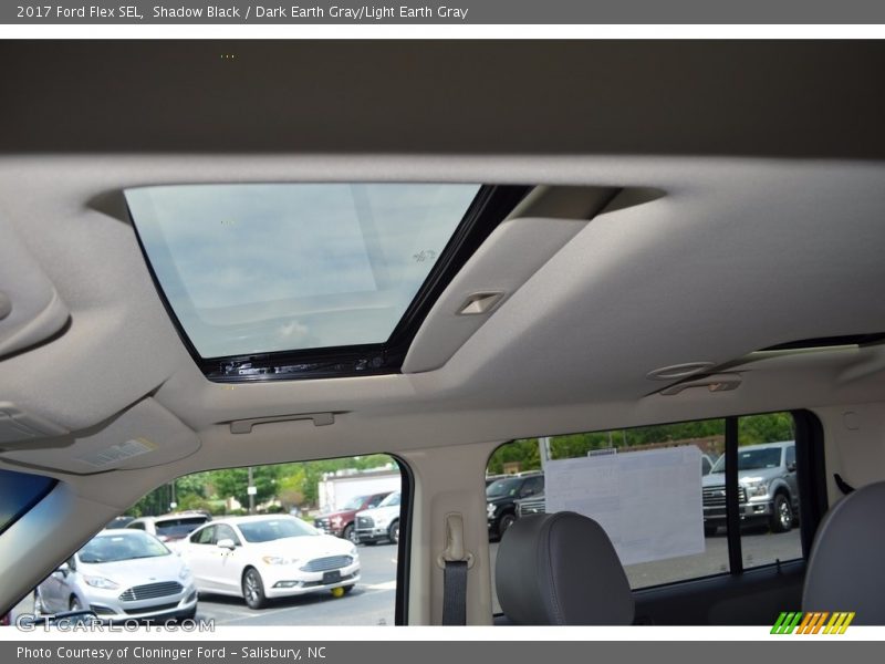 Shadow Black / Dark Earth Gray/Light Earth Gray 2017 Ford Flex SEL