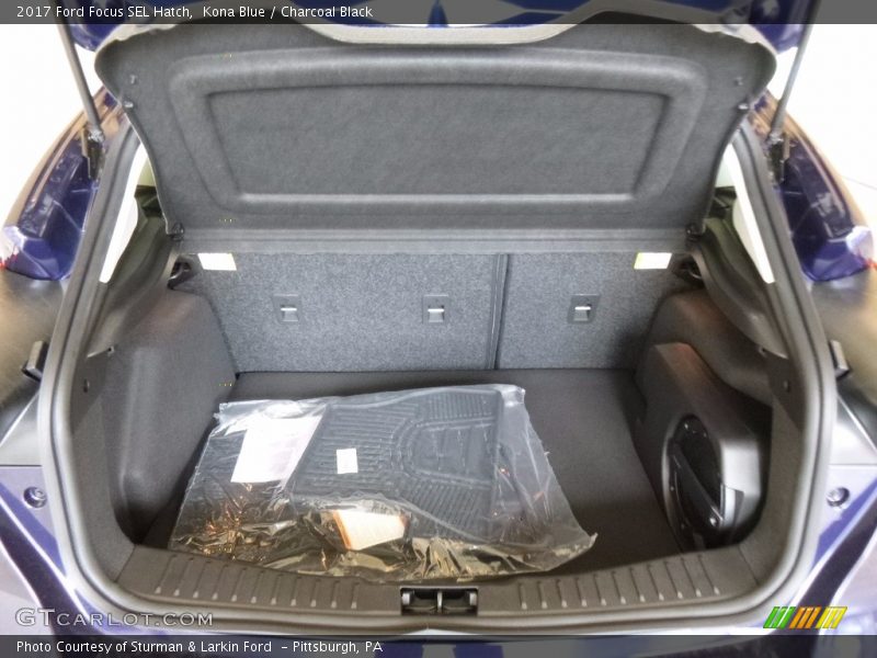 Kona Blue / Charcoal Black 2017 Ford Focus SEL Hatch
