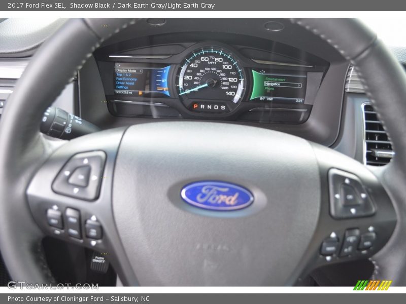 Shadow Black / Dark Earth Gray/Light Earth Gray 2017 Ford Flex SEL