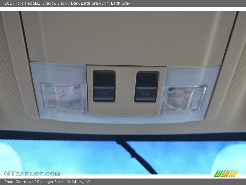 Shadow Black / Dark Earth Gray/Light Earth Gray 2017 Ford Flex SEL
