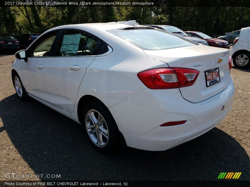 Summit White / Dark Atmosphere/Medium Atmosphere 2017 Chevrolet Cruze LT