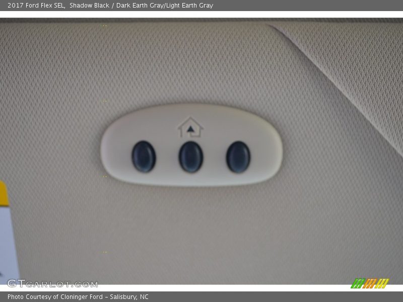 Shadow Black / Dark Earth Gray/Light Earth Gray 2017 Ford Flex SEL