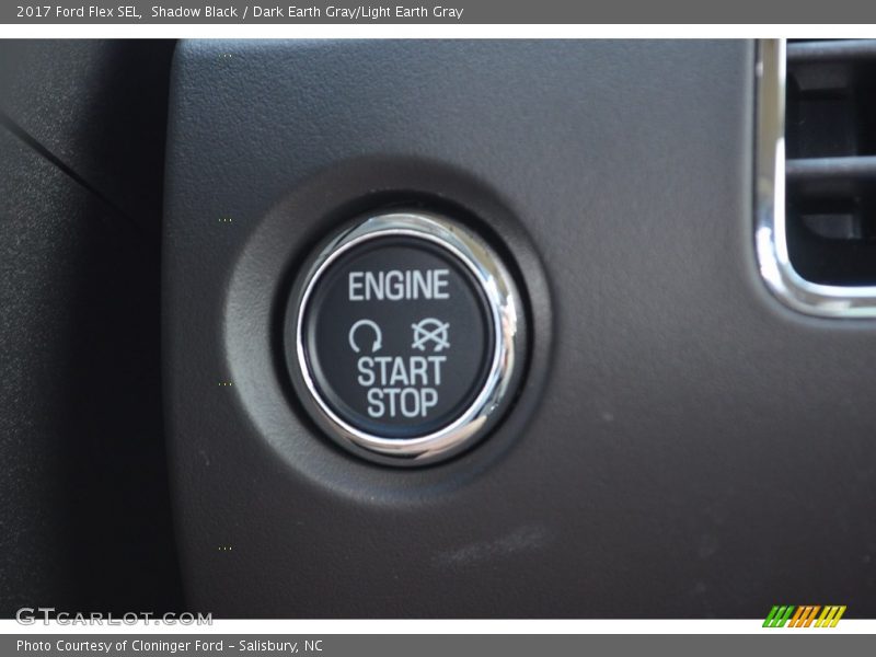 Shadow Black / Dark Earth Gray/Light Earth Gray 2017 Ford Flex SEL