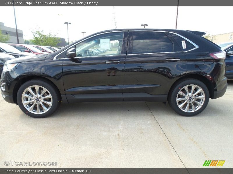 Shadow Black / Ebony 2017 Ford Edge Titanium AWD