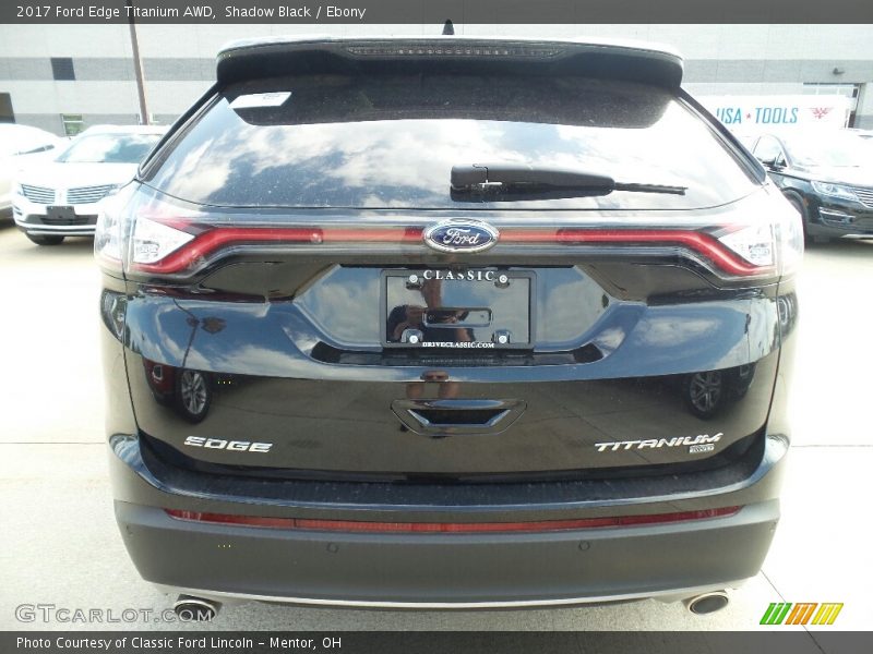 Shadow Black / Ebony 2017 Ford Edge Titanium AWD