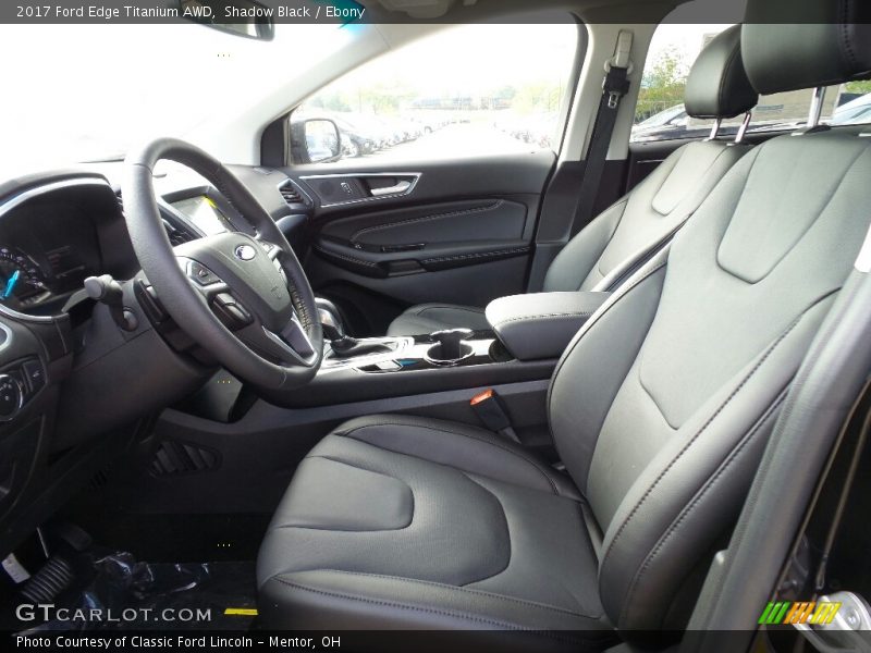 Shadow Black / Ebony 2017 Ford Edge Titanium AWD