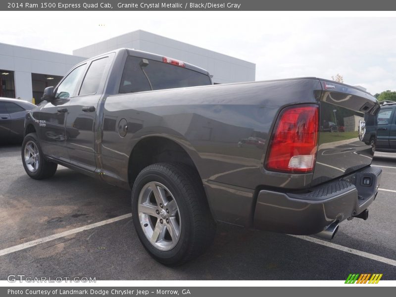 Granite Crystal Metallic / Black/Diesel Gray 2014 Ram 1500 Express Quad Cab